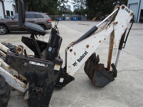 bobcat skid steer backhoe attachments|709 backhoe attachment for sale.